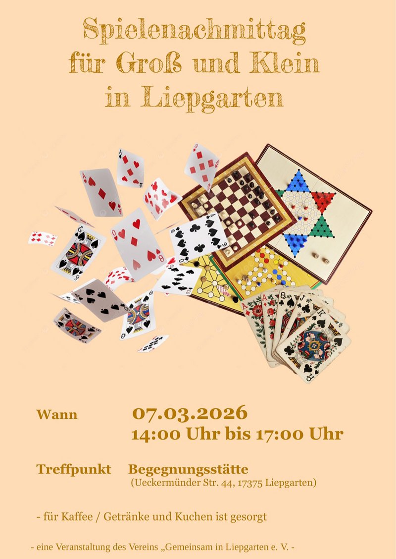 zeigt Veranstaltungsplakat