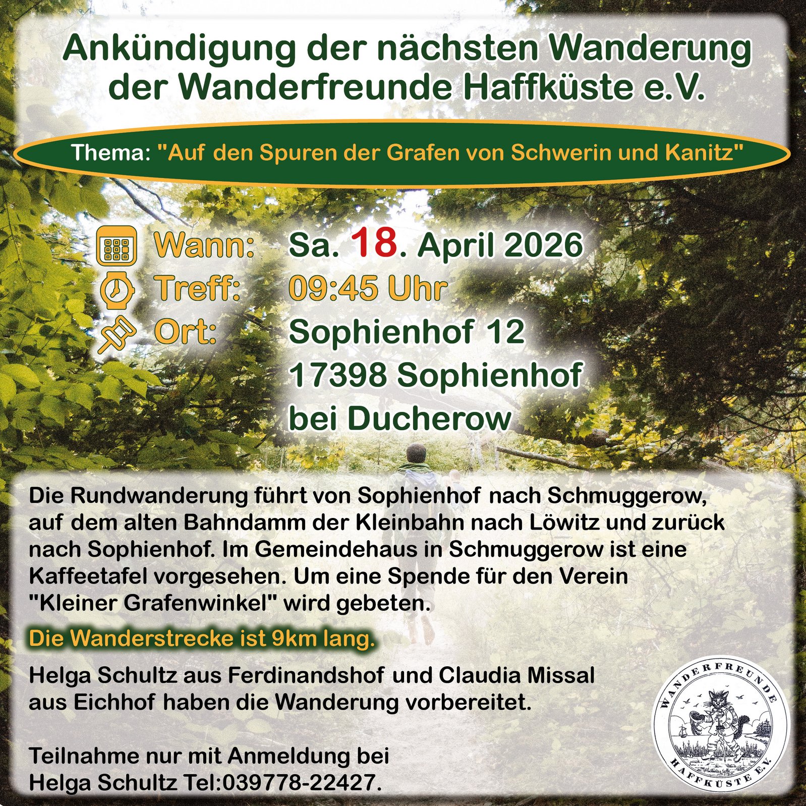 zeigt Veranstaltungsplakat