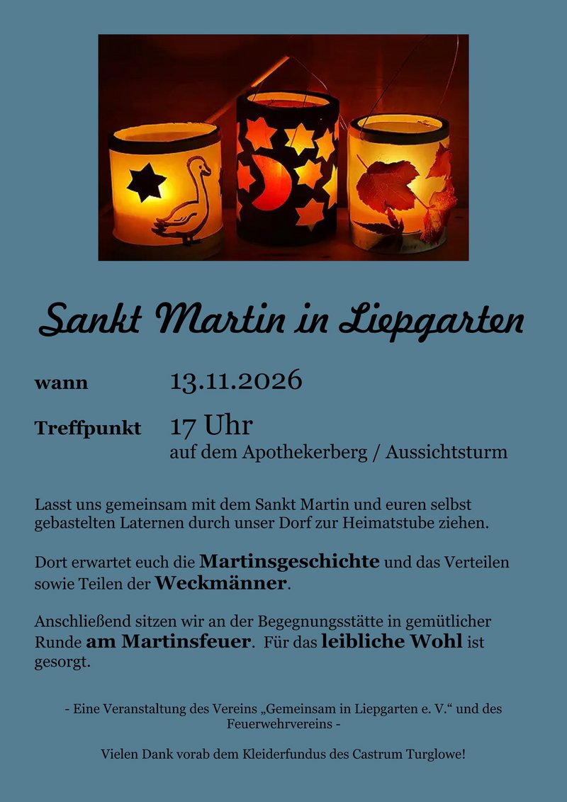 zeigt Veranstaltungsplakat mit Detailinformationen