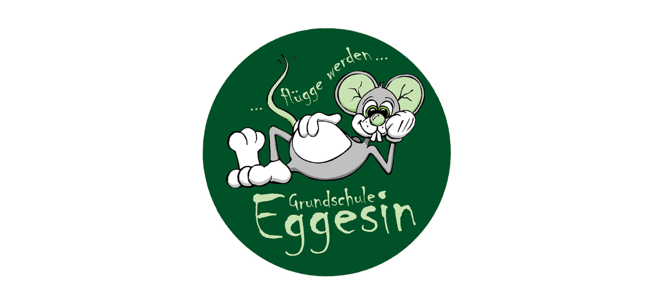zeigt Grundschullogo mit der Maus