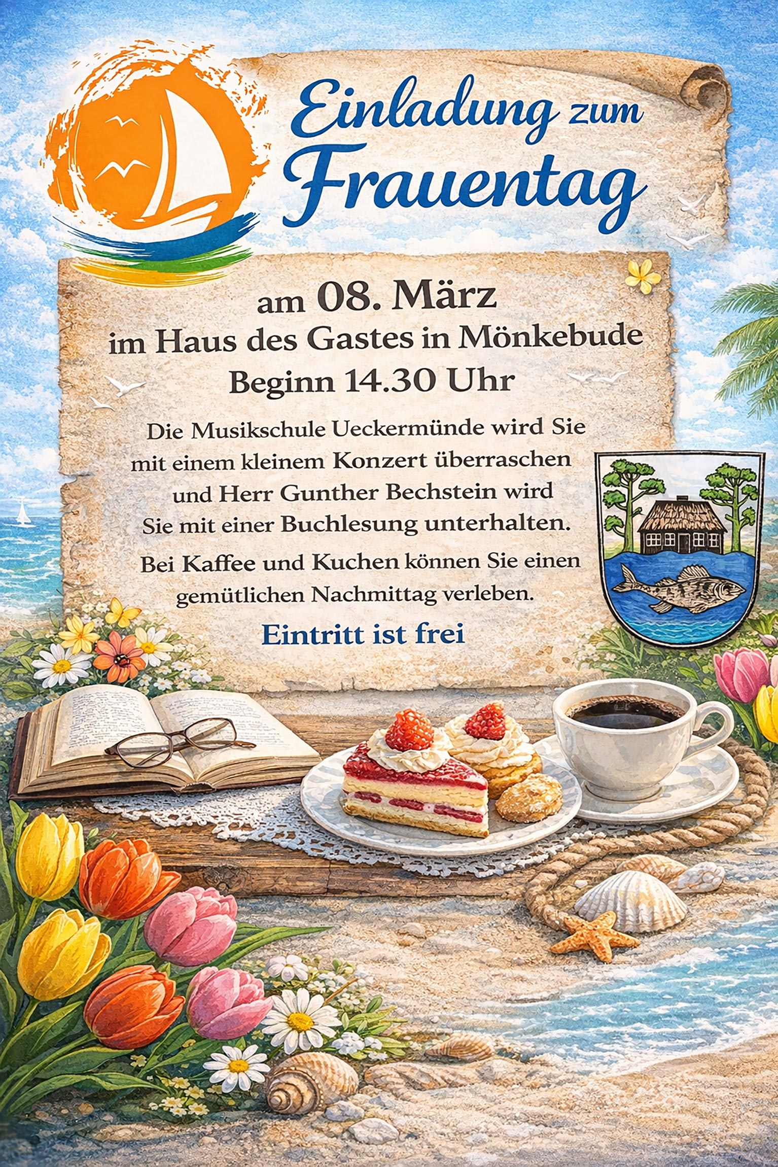 zeigt Veranstaltungsplakat