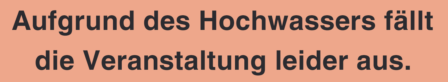 Information Ausfall Veranstaltung